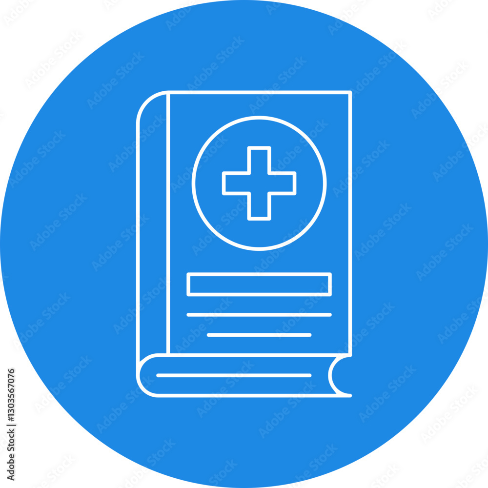 Medical Book single vector icon illustration Medical Book single vector icon illustration