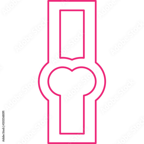 Joint single vector icon illustration