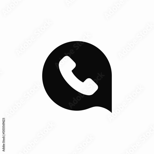 call application icon sign vector