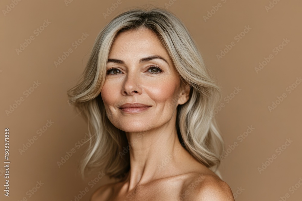 A poised and elegant portrait of a female professional or fashion model looking ahead with confidence. A poised and elegant portrait of a female professional or fashion model looking ahead with confidence.