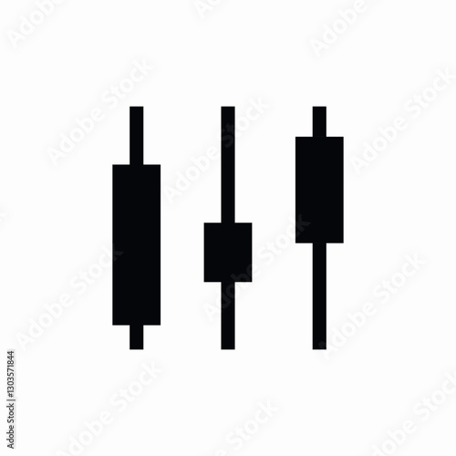 statistics presentation icon sign vector