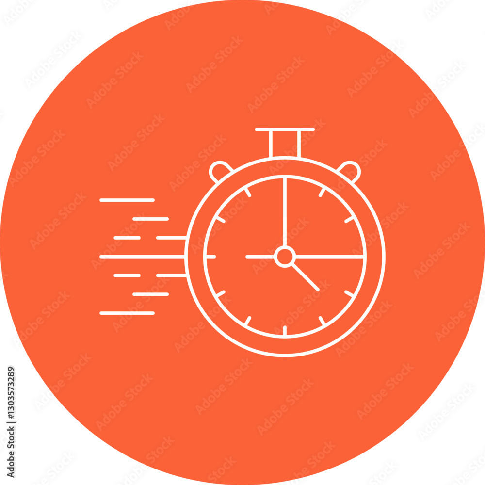StopWatch single vector icon illustration StopWatch single vector icon illustration