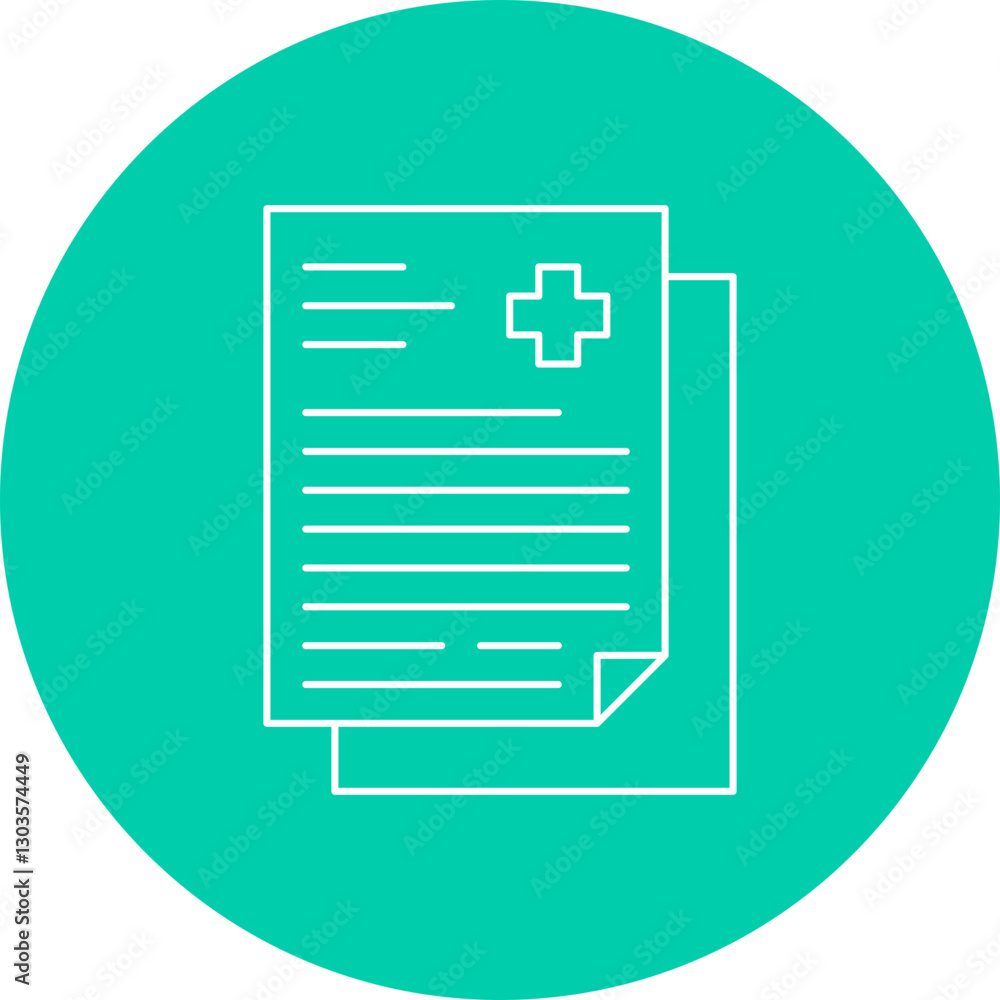 Medical Notes single vector icon illustration Medical Notes single vector icon illustration