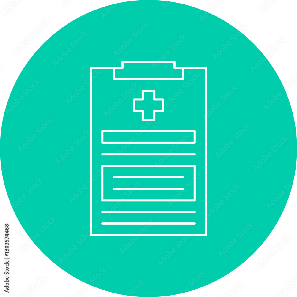 Medical Report single vector icon illustration Medical Report single vector icon illustration