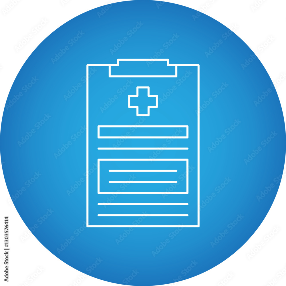 Medical Report single vector icon illustration Medical Report single vector icon illustration