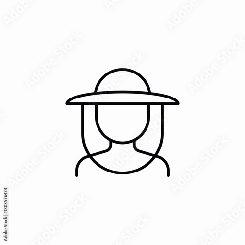 beekeeper work icon sign vector
