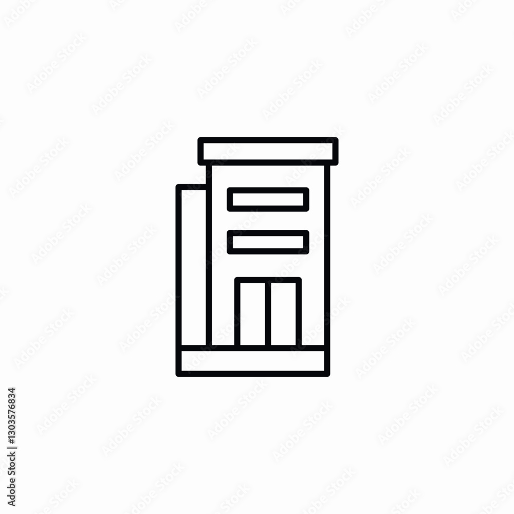 company office building icon sign vector company office building icon sign vector