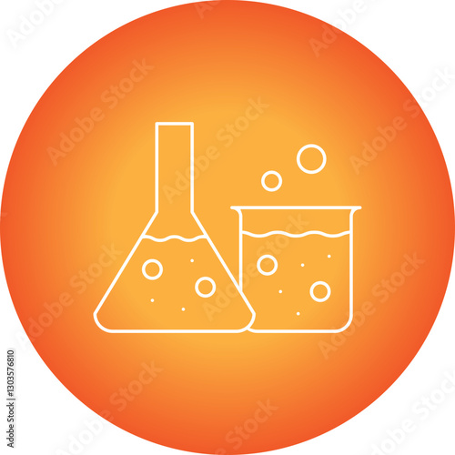 Experiment single vector icon illustration