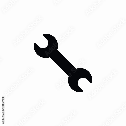 repair wrench icon sign vector