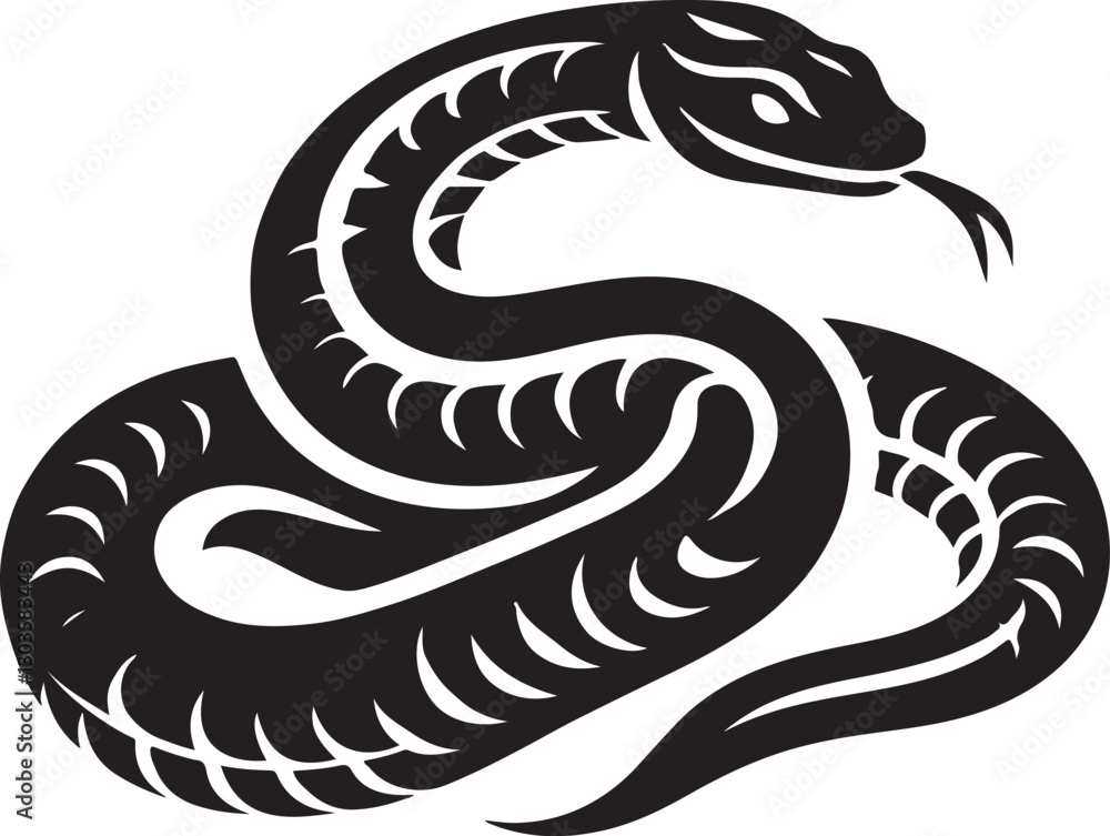 Fototapeta premium Snake Vector Logo