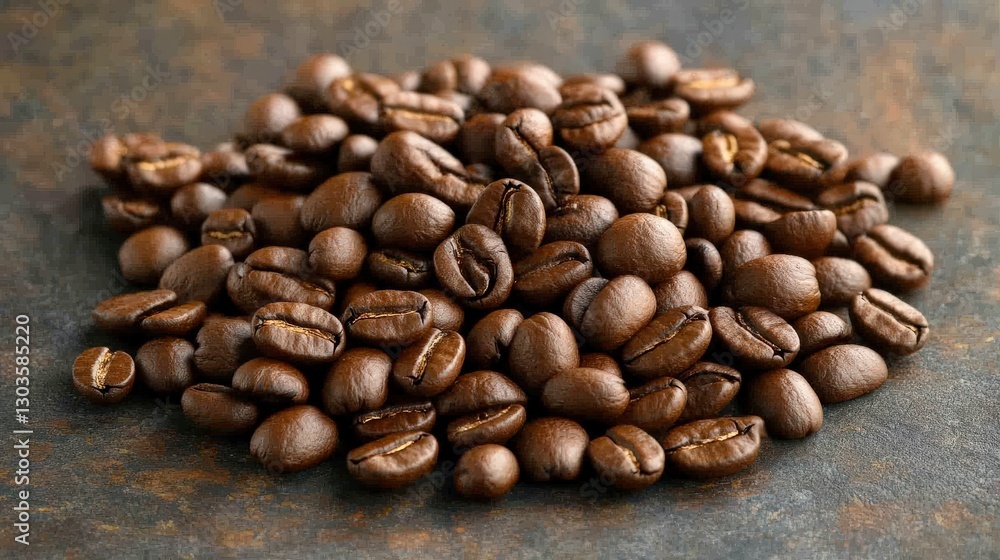 Freshly Roasted Coffee Beans Piled on a Dark Surface for Gourmet Coffee Enthusiasts and Baristas Seeking Quality and Aroma in Every Brew Freshly Roasted Coffee Beans Piled on a Dark Surface for Gourmet Coffee Enthusiasts and Baristas Seeking Quality and Aroma in Every Brew