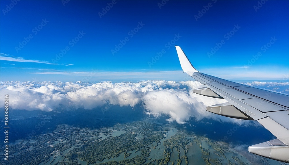 view from airplane window view from airplane window