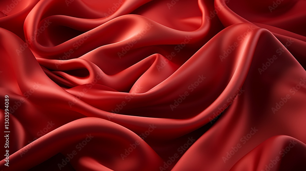 Crimson Silk Drapery: A Study in Red Crimson Silk Drapery: A Study in Red