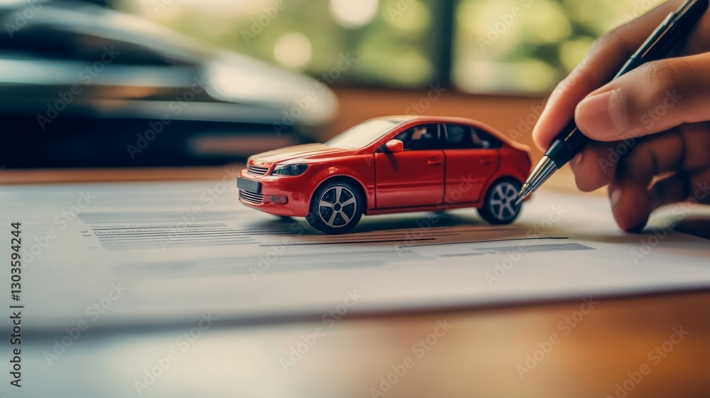 custom made wallpaper toronto digitalSigning Car Insurance Red Car Model on Contract, insurance, auto