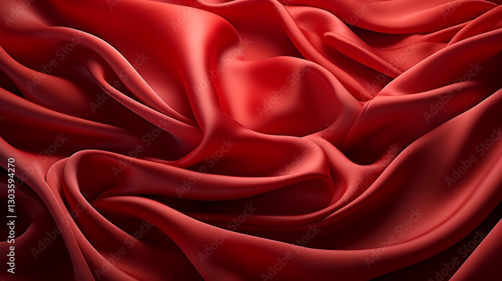 Crimson Silk Drapery: A Study in Texture and Light Crimson Silk Drapery: A Study in Texture and Light