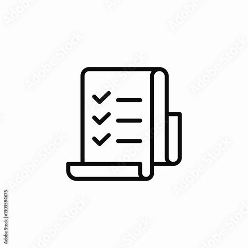 task lists icon sign vector
