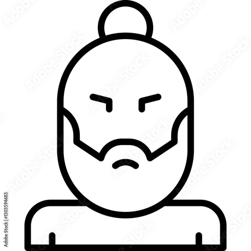 Hipster Style II single vector icon illustration