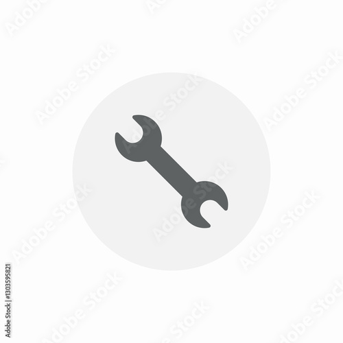 wrench repair service icon sign vector