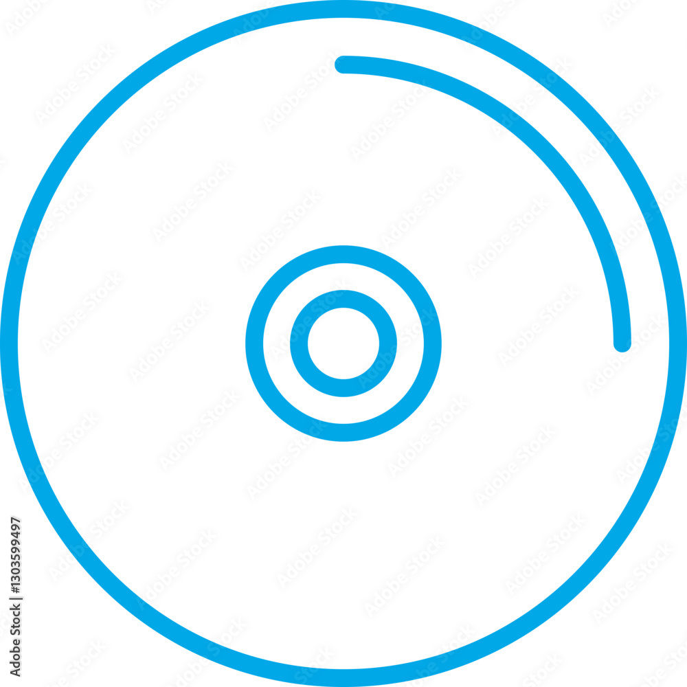 Music CD single vector icon illustration Music CD single vector icon illustration