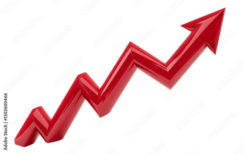 business graph with arrow business graph with arrow