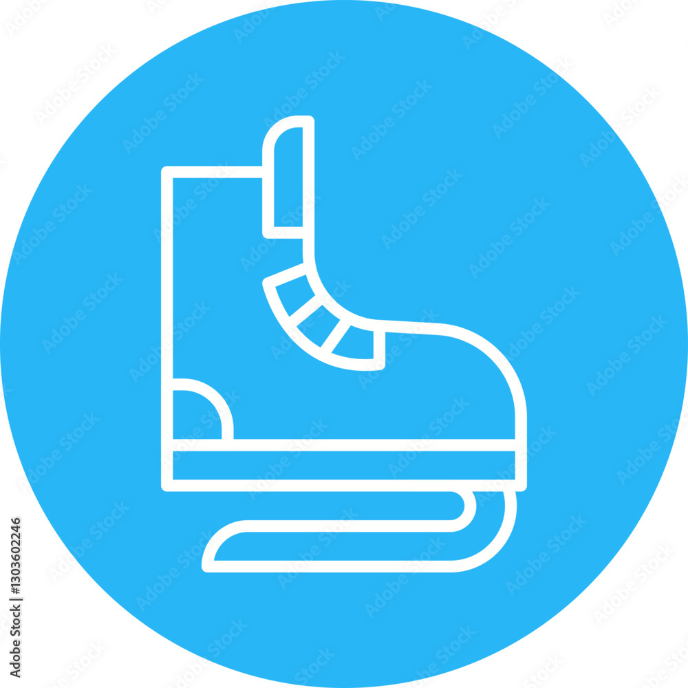 Skates single vector icon illustration Skates single vector icon illustration