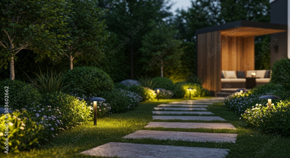 Obraz premium luxury home in the morning