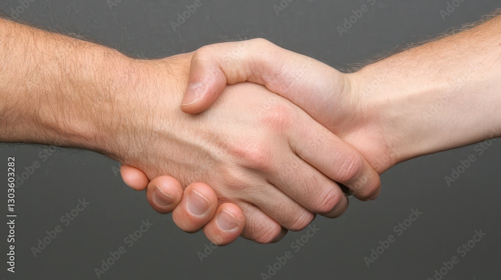 Firm Handshake in a Corporate Setting Signifying Partnership and Collaboration Amidst Chaos Firm Handshake in a Corporate Setting Signifying Partnership and Collaboration Amidst Chaos