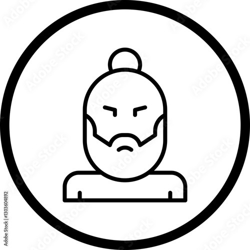 Hipster Style II single vector icon illustration