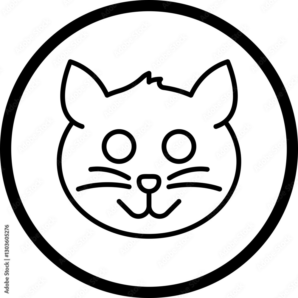 Obraz premium Animal single vector icon illustration