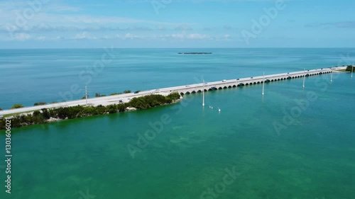 Wallpaper Mural Aerial Shot of the Florida Keys in the Spring Torontodigital.ca