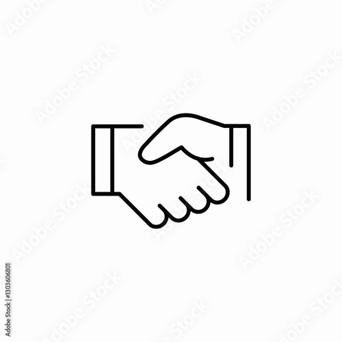 company agreement icon sign vector