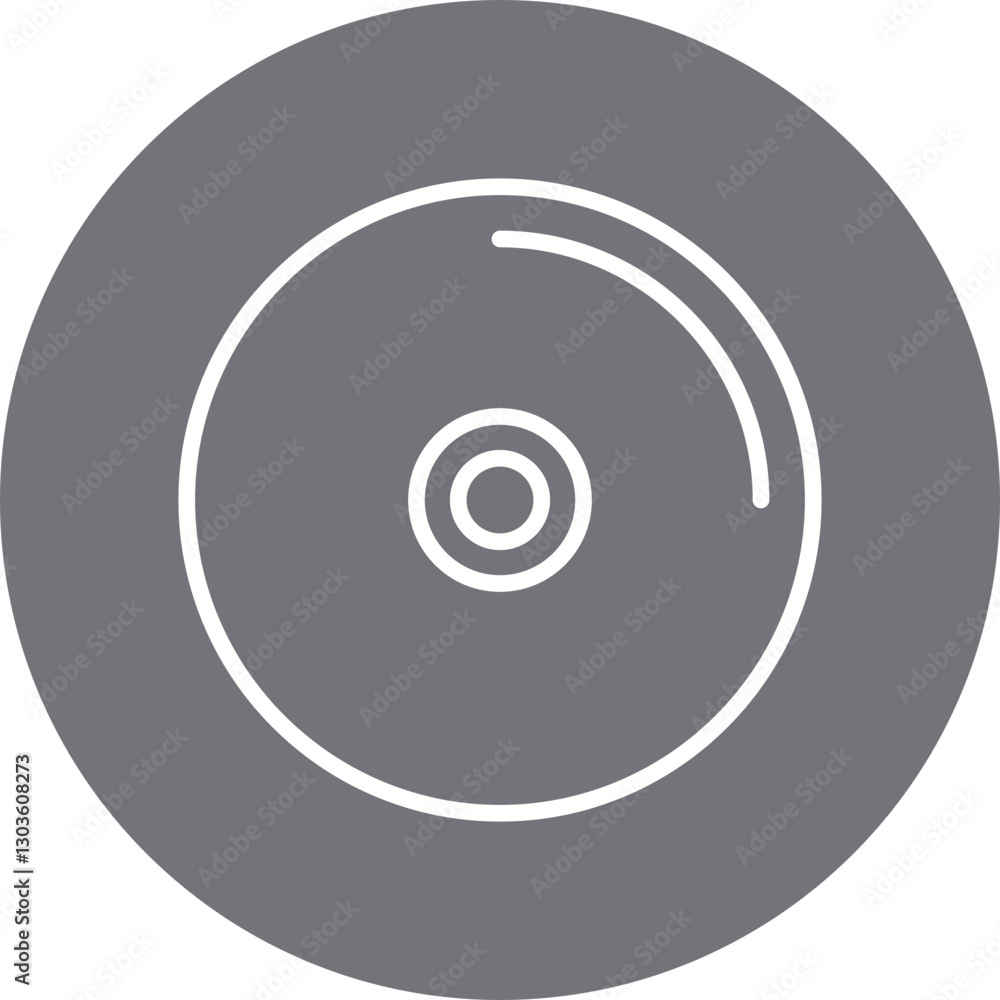 Music CD single vector icon illustration Music CD single vector icon illustration
