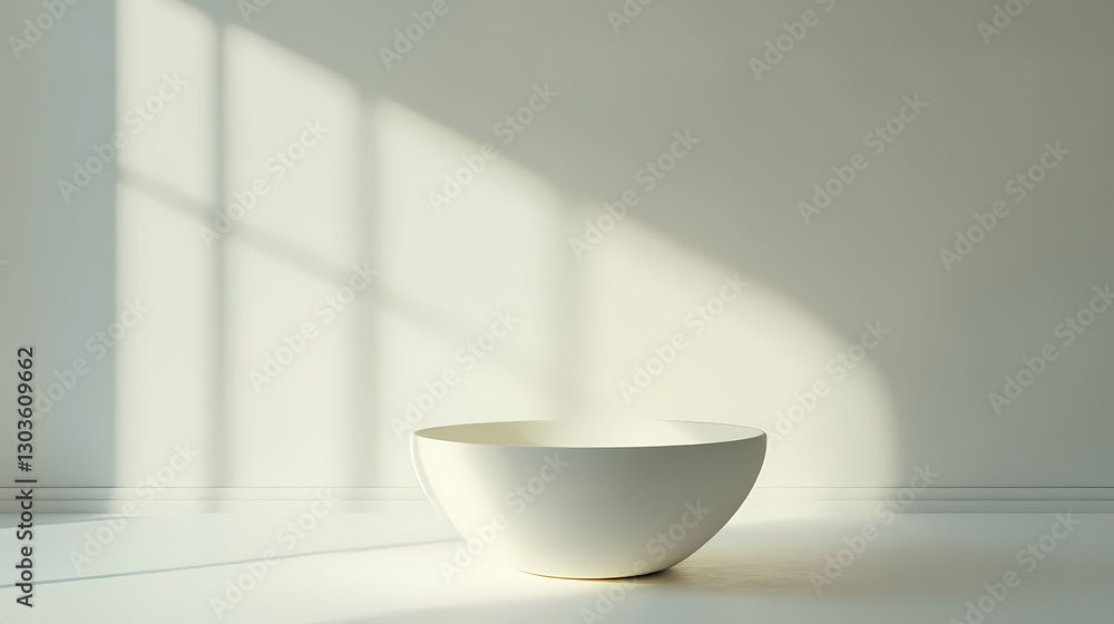 Minimalist simplicity quiet morning solitude delicate porcelain bowl glowing soft white light fragile emptiness serene calmness stillness creamy whites subtle shadows. Emptiness - Ruins. Illustration Minimalist simplicity quiet morning solitude delicate porcelain bowl glowing soft white light fragile emptiness serene calmness stillness creamy whites subtle shadows. Emptiness - Ruins. Illustration