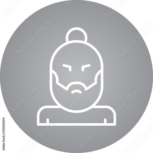 Hipster Style II single vector icon illustration