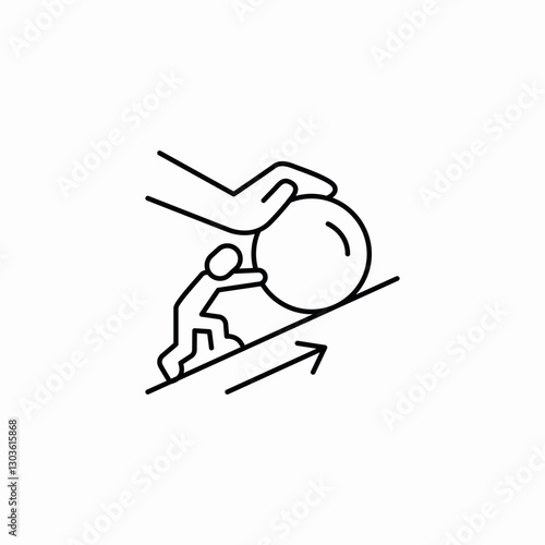 weight assistance icon sign vector