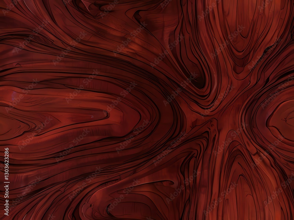 Abstract Mahogany Wood Grain Texture: Deep Red Swirls and Lines Abstract Mahogany Wood Grain Texture: Deep Red Swirls and Lines