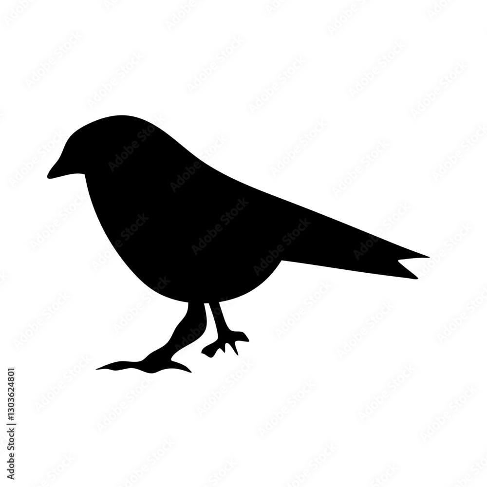 Fototapeta premium bird silhouettes vector 