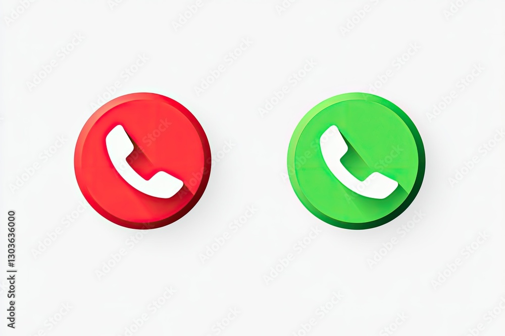 Call Buttons Red and Green