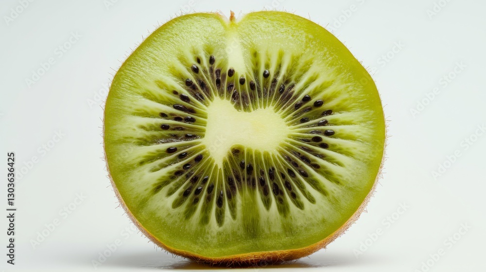 Macro Photo, of Kiwi Texture, Detailed Kiwi Fruit Slice Macro Photo, of Kiwi Texture, Detailed Kiwi Fruit Slice