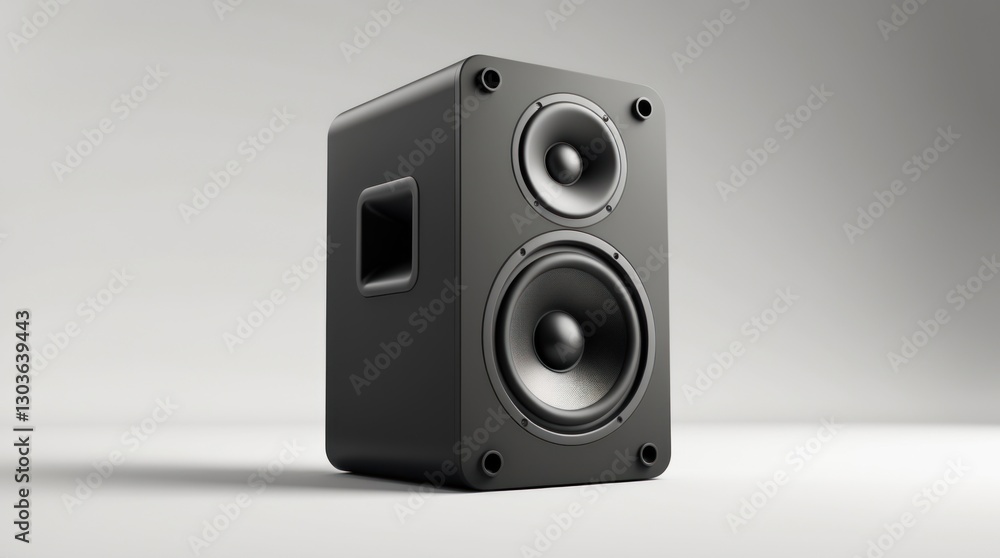 High-Quality Audio Speaker with Dual Drivers and Bass Port, Ideal for Sound System Design and M High-Quality Audio Speaker with Dual Drivers and Bass Port, Ideal for Sound System Design and M