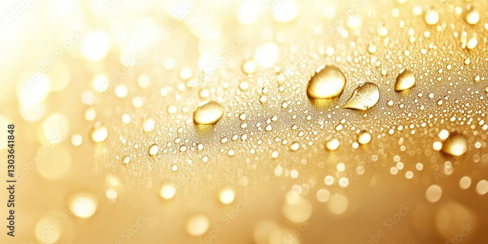 A soft, abstract background featuring golden hues with water droplets scattered across the surface, creating a gentle, blurred effect A soft, abstract background featuring golden hues with water droplets scattered across the surface, creating a gentle, blurred effect