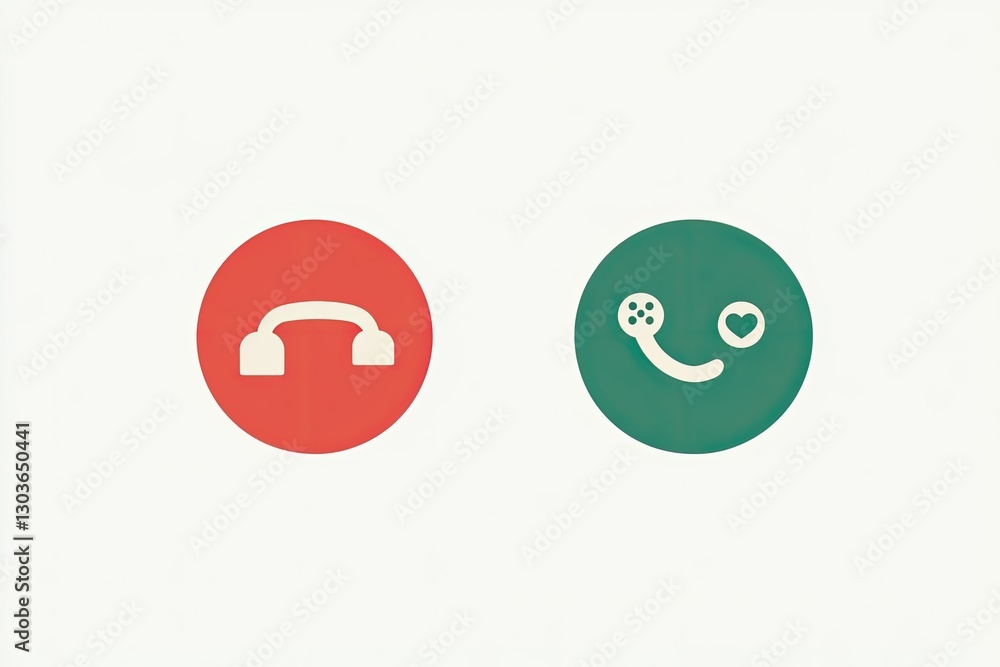 Phone Icons, Call Options, Digital Interface Phone Icons, Call Options, Digital Interface
