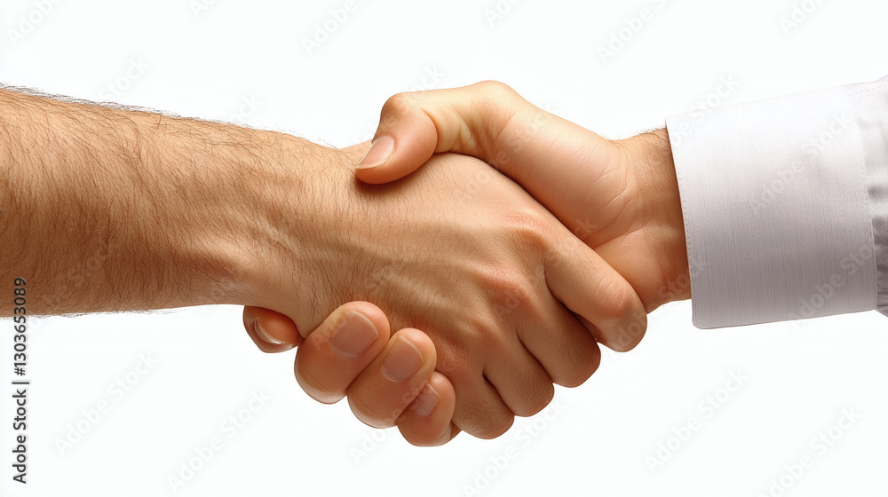 Business Hands Shaking in Formal Agreement Business Hands Shaking in Formal Agreement