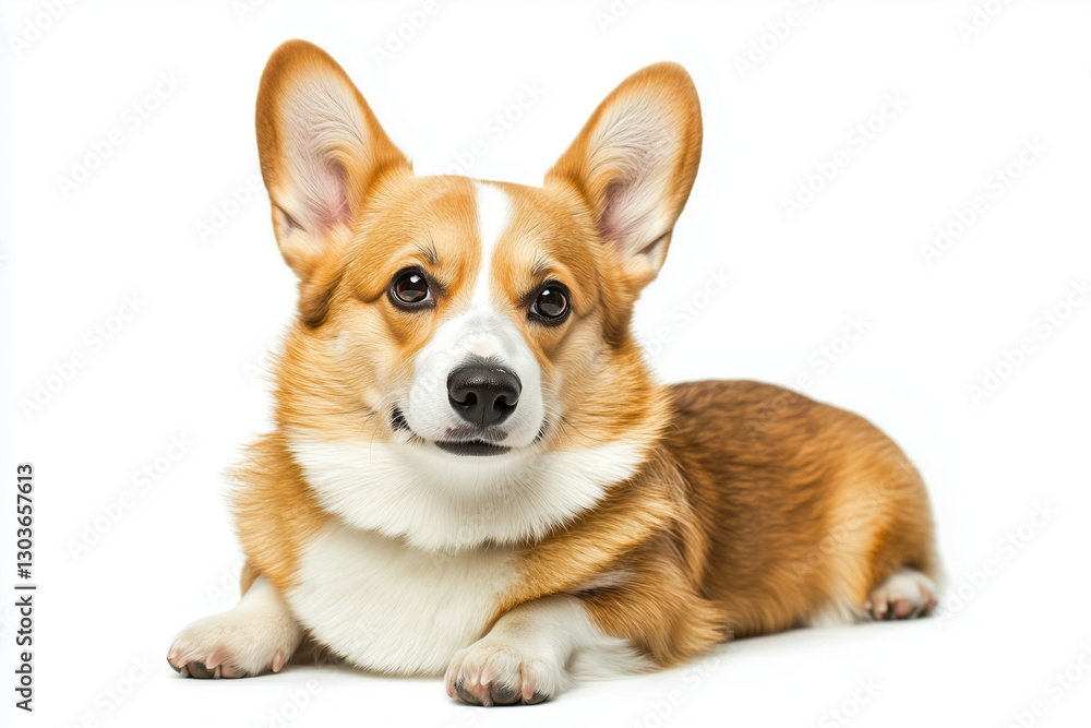 Corgi dog isolated Corgi dog isolated
