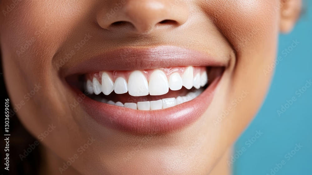 Obraz premium White teeth. Dental health concept