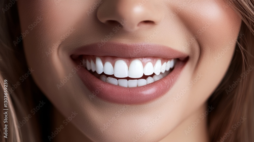 Fototapeta premium White teeth. Dental health concept