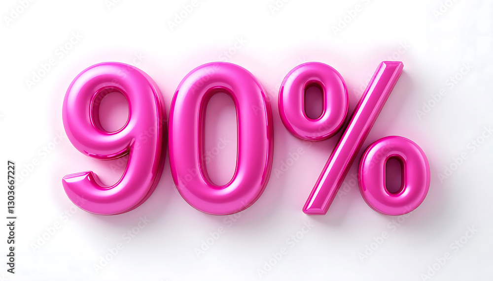 90 Percent Off Sale. 90% percent of. Special offer discount. pink number 90% 3d rendering. sign for marketing, sales, discounts, promotions, financial, business, banner. 3d pink number. number design 90 Percent Off Sale. 90% percent of. Special offer discount. pink number 90% 3d rendering. sign for marketing, sales, discounts, promotions, financial, business, banner. 3d pink number. number design