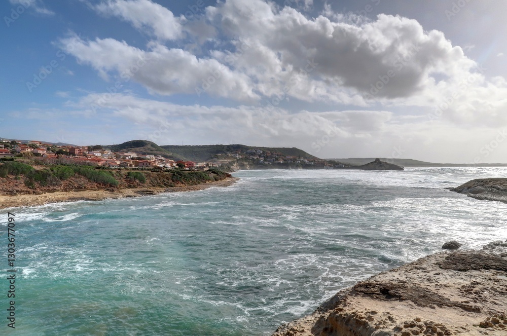 Obraz premium Arches naturelles de S'Archittu, Sardaigne, Italie