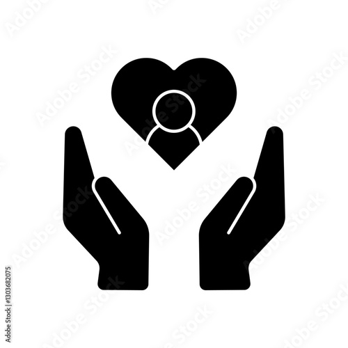 caring icons  symbol vector elements for infographic web