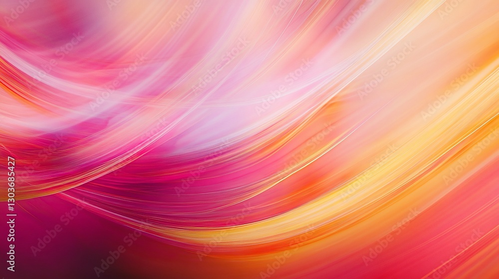 Abstract waves of soft pink orange and white blend in an elegant design Abstract waves of soft pink orange and white blend in an elegant design